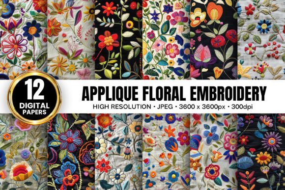 Applique Floral Hand Embroidery Patterns: Integrating Digital Assets into Your Creative Workflow