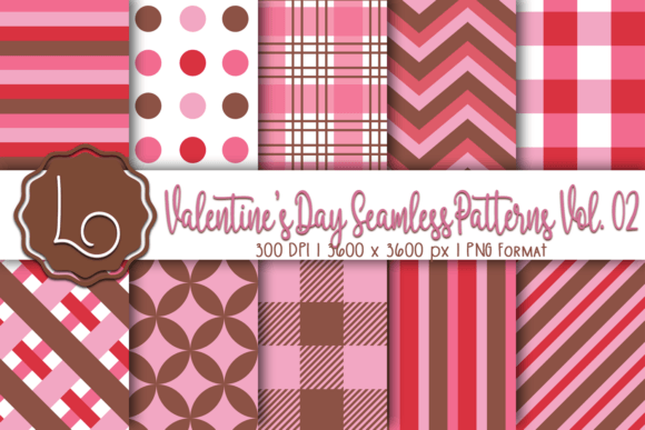Celebrate Love and Romance with Valentine s Day Seamless Patterns Vol 02