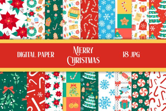 Christmas Digital Paper Xmas Patterns: A Strategic Asset for Seasonal Branding and Creative Projects