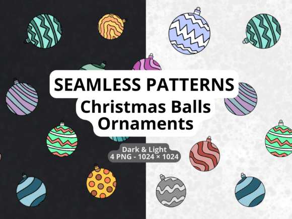 Integrating Christmas Balls into Seamless Patterns for Modern Design Projects