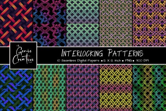 Interlocking Seamless Patterns Set: A Strategic Asset for Creative Execution