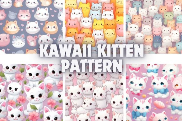 Kawaii Kitten Patterns for Creative Projects
