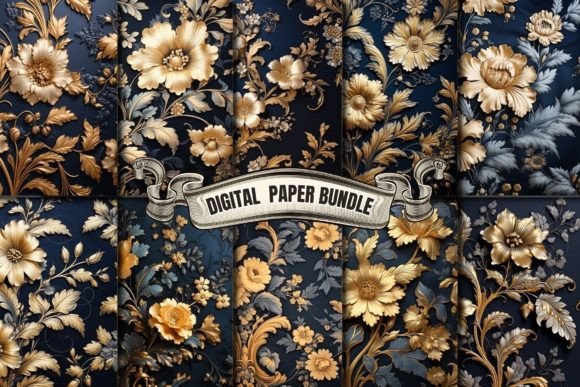 Lush Baroque Seamless Patterns: Elevate Your Visual Identity