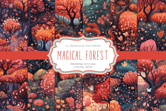 Magical Forest Seamless Patterns: A Practical Design Asset Review