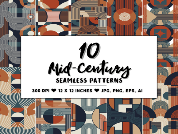 Mid-Century Modern Patterns: Elevating Your Designs with Retro Charm