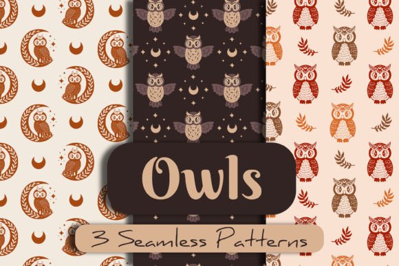 Owls Seamless Patterns: A Magical Toolkit for Creative Projects
