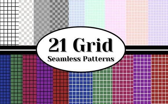 Seamless Grid Patterns for Creative Projects